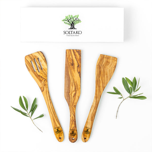 Soltako TRICOLORE Olive Wood Cutting Board, Set of 3, 1 set - Interismo  Online Shop Global