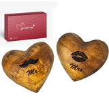 Engraved Hearts | Valentine's day gift box " "Mr & Mrs"