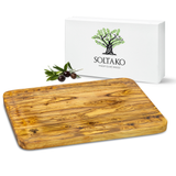 Flat Cutting Board Without Juice Groove "The Wood Master"