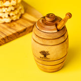 Honey pot with lid and dipper "Honey