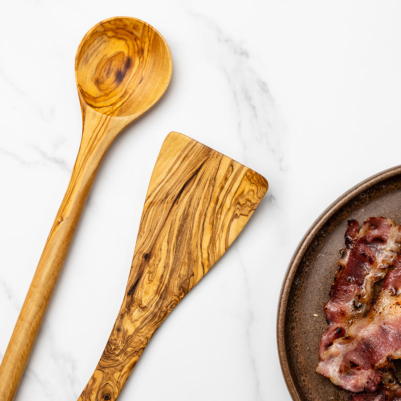 kitchen utensils | Spoon and Spatula set of 2 "Le cuisinier