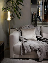 Premium Bedspread / Sofa Cover Light Grey&amp;Anthracite